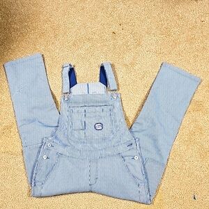 Berne stripe Bib Overall